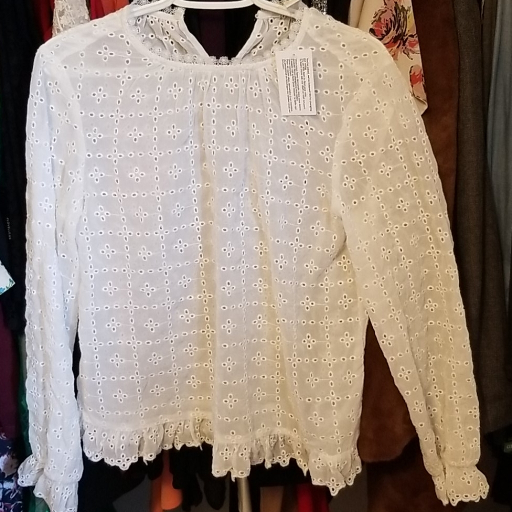 H&M white top